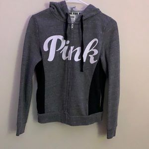 Pink zip up jacket